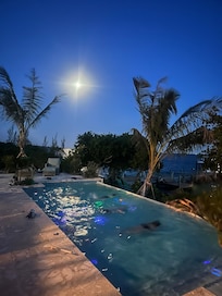 We spent hours enjoying the pool