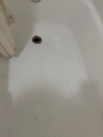 Ring and floor is filthy