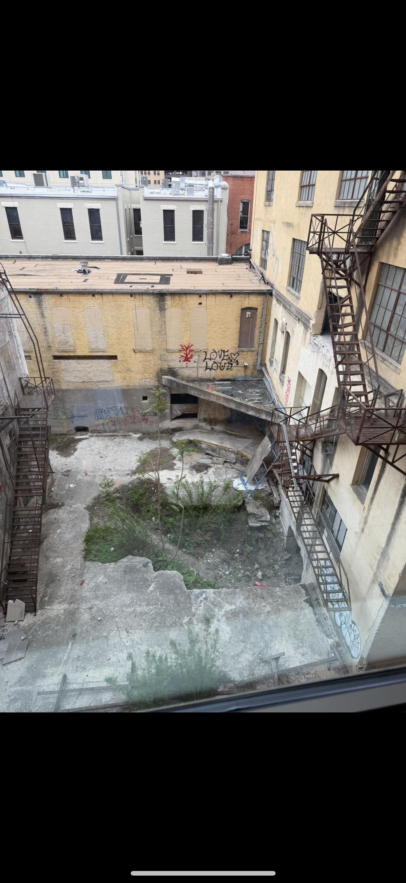 Our view from both of our rooms