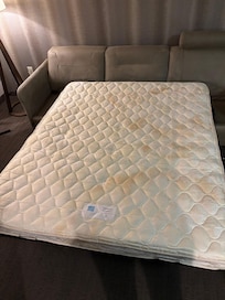 Stained mattress and no cover offered had to request one.