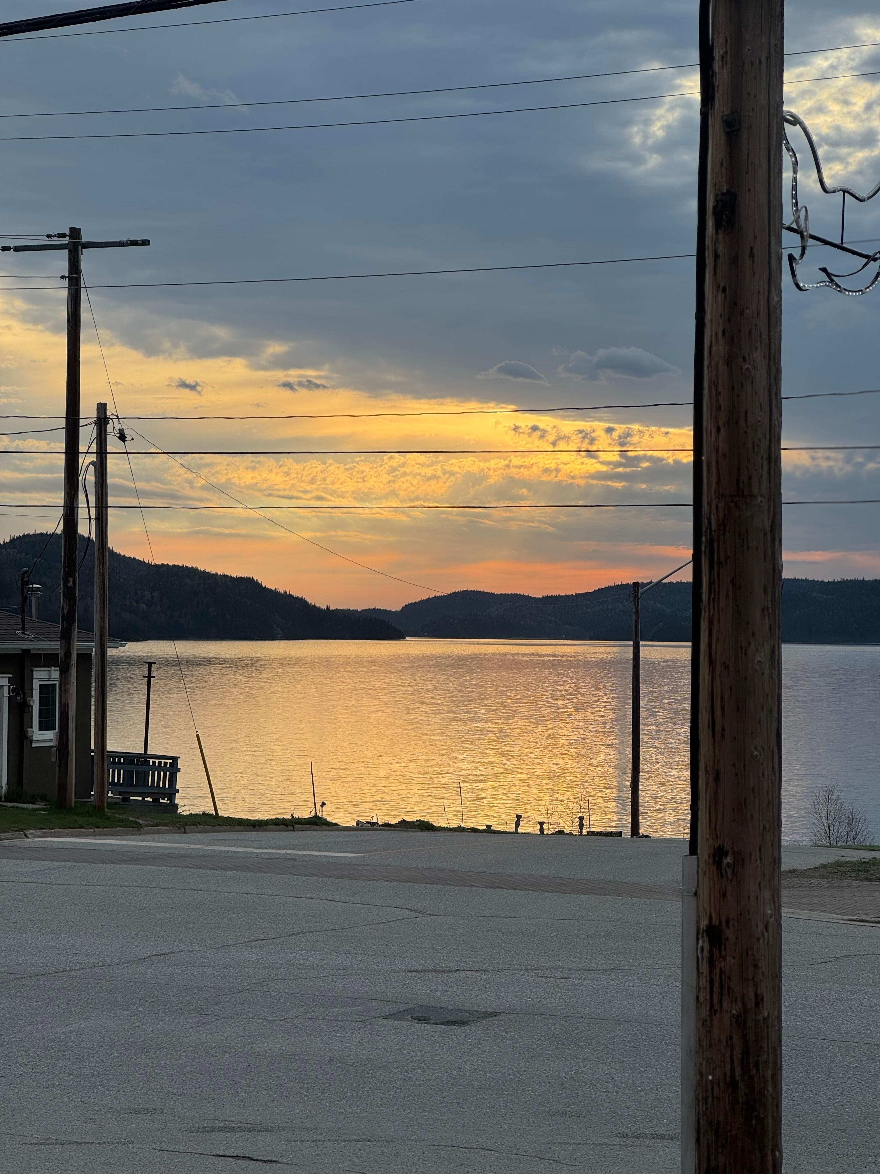 View of the lake