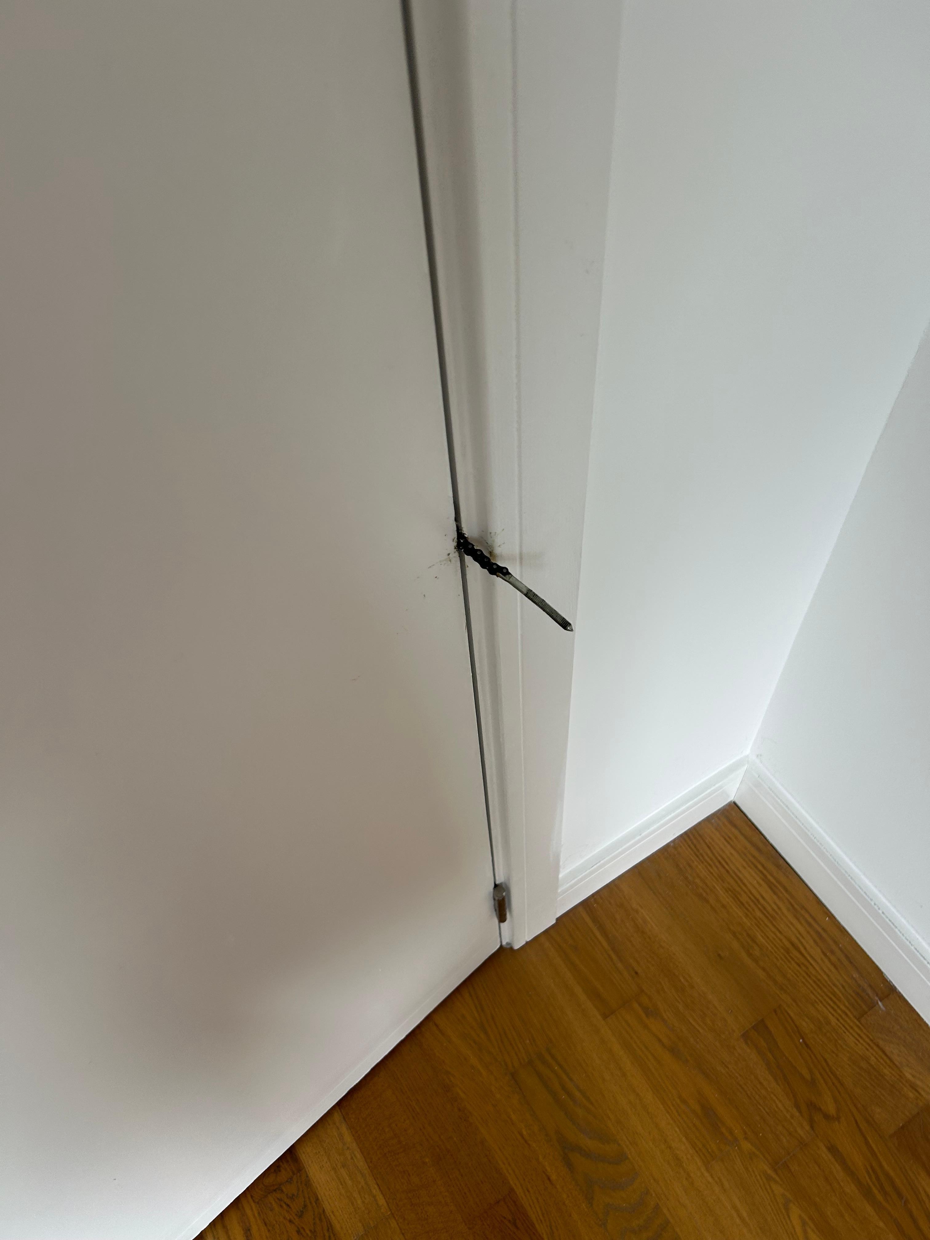 Broken door doesn’t shut properly