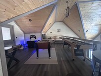 Upstairs loft/gaming room