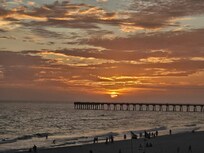 Sunset from the balcony
