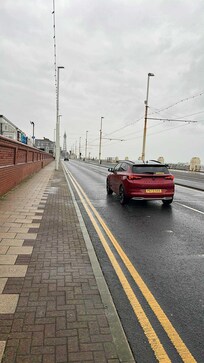 Grim view outside of the President Hotel in Blackpool
