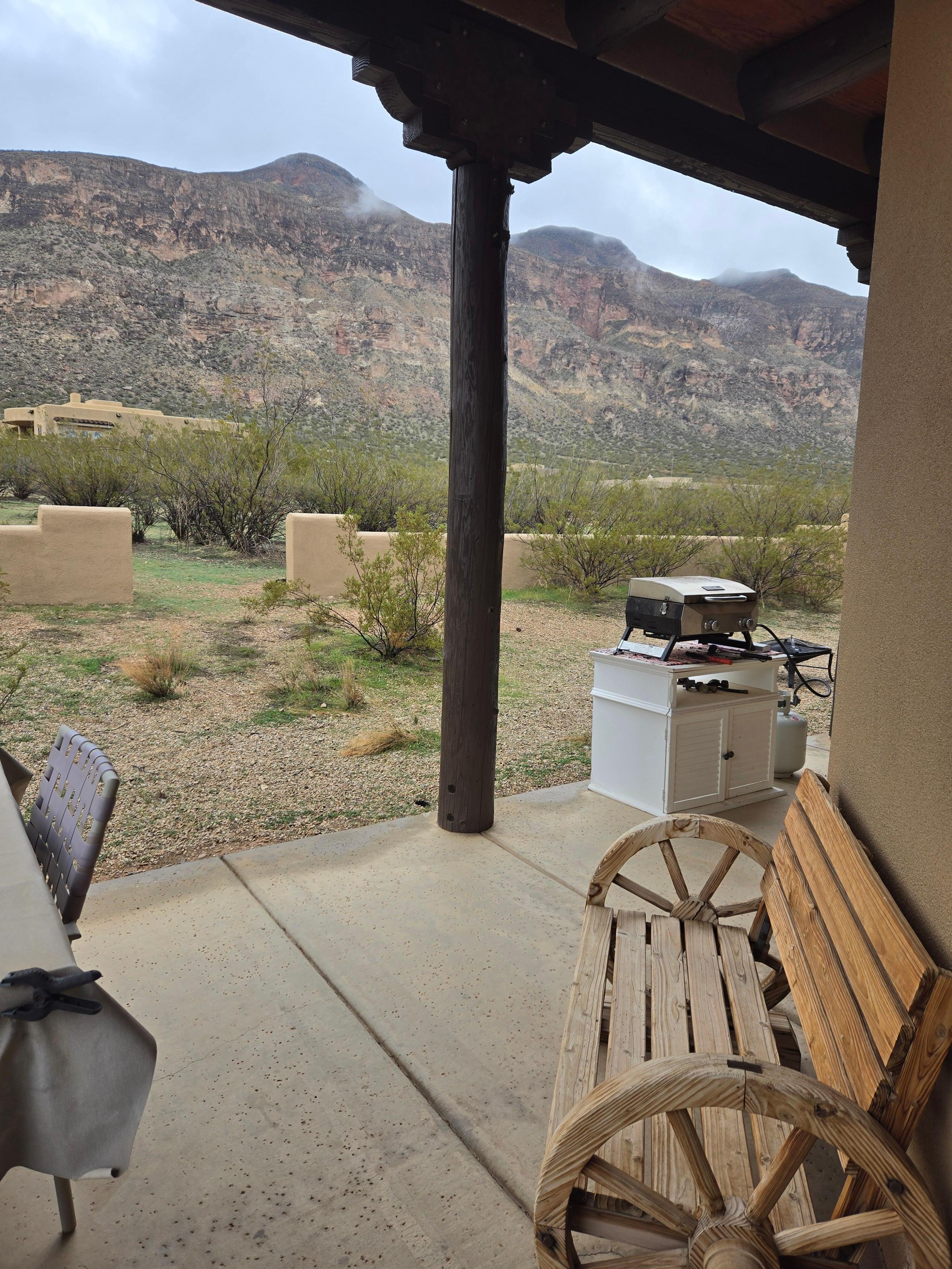 view from kitchen table 