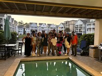 We put on a decades fashion to celebrate my birthday. All decades from 1960’s-2020’s are represented here