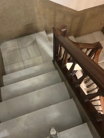 You go to the first flight to find the reception area for this booking