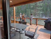 Gorgeous deck over looking the river