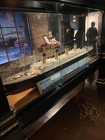 Titanic replica at Titanic museum
