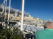 Ice rink on the swimming pool 3mins walk from Hotel Miramar