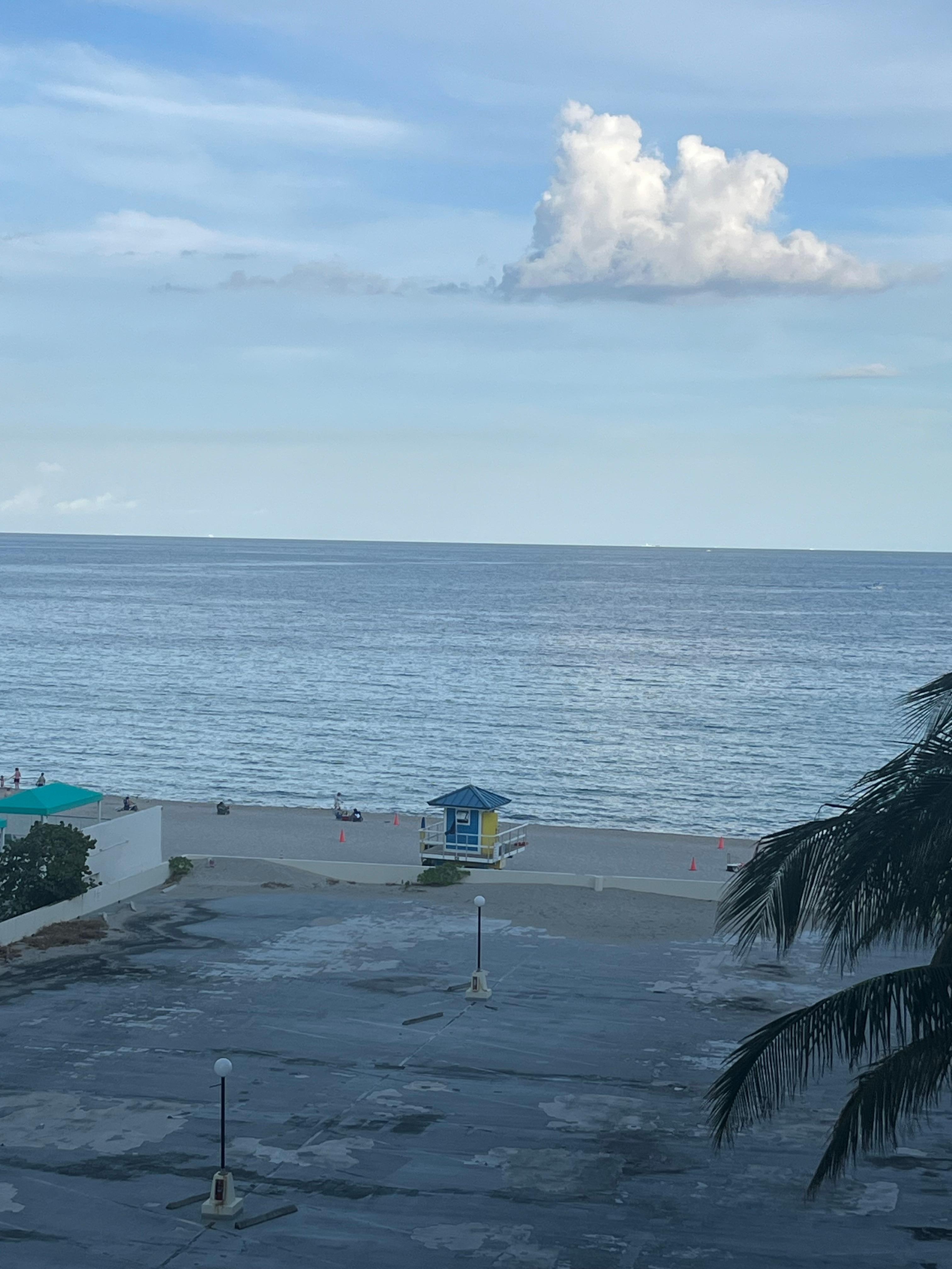 View from the balcony