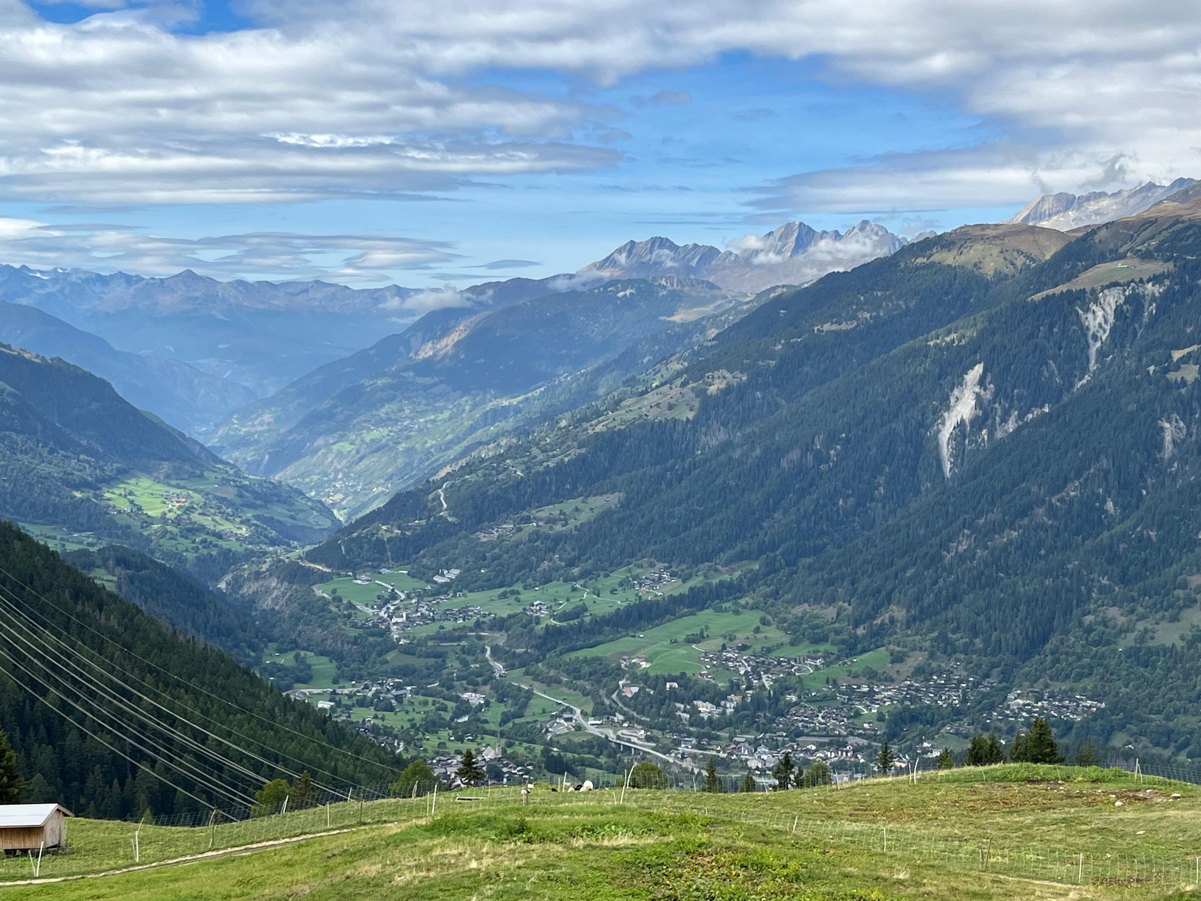 Vue depuis Chäserstat Restaurant 