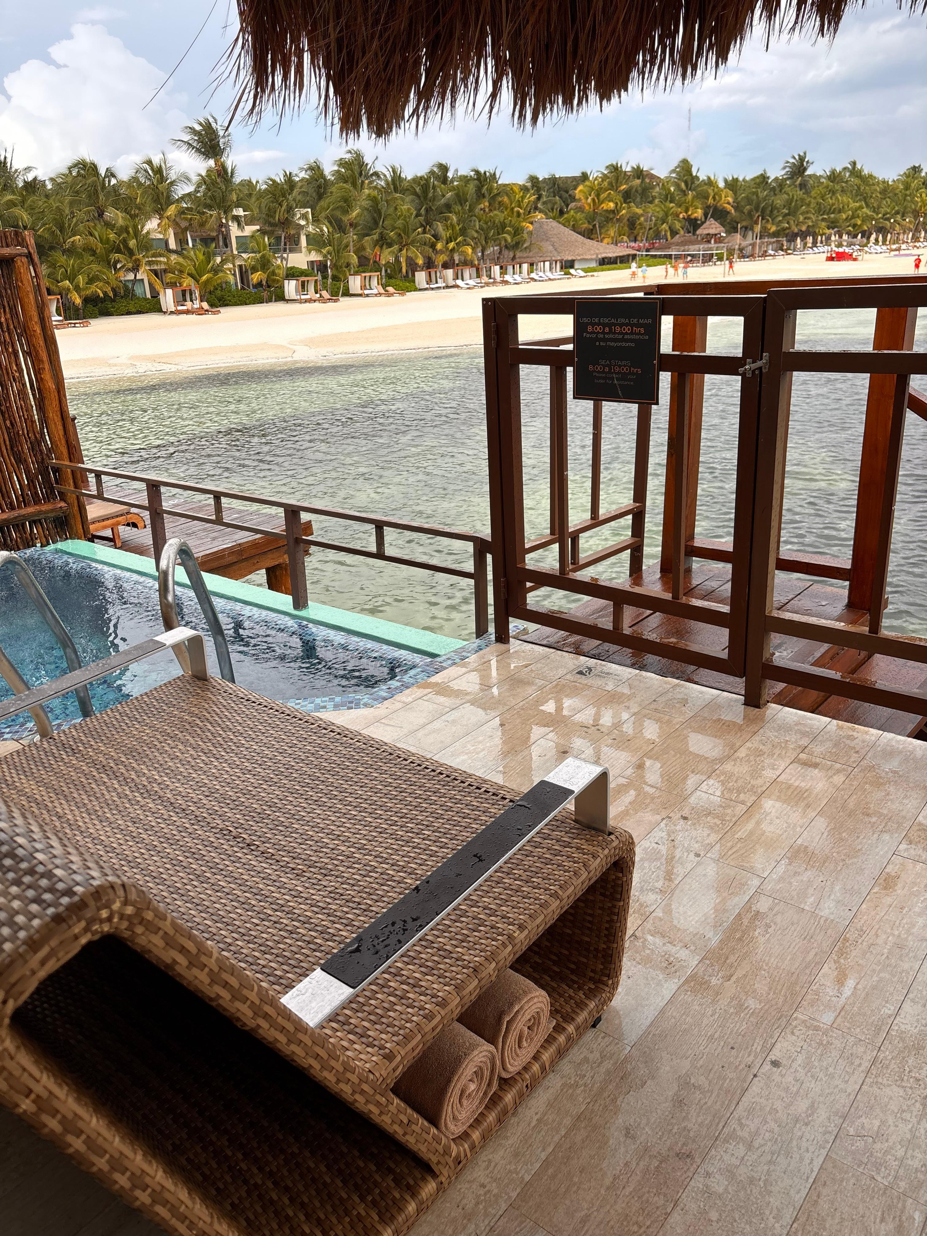 Our back deck and private pool. 