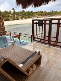 Our back deck and private pool.