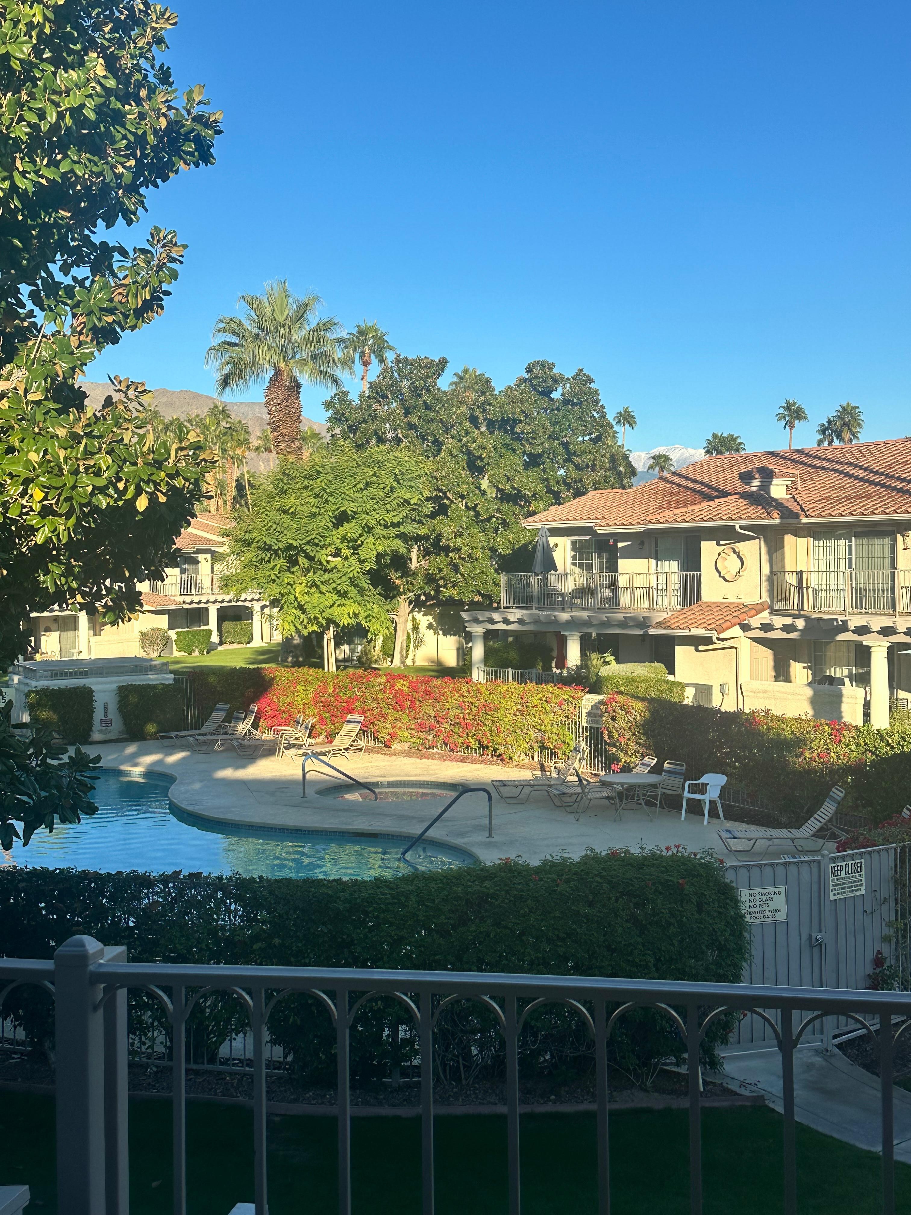 View from the balcony 