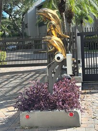 Gated community around hotel