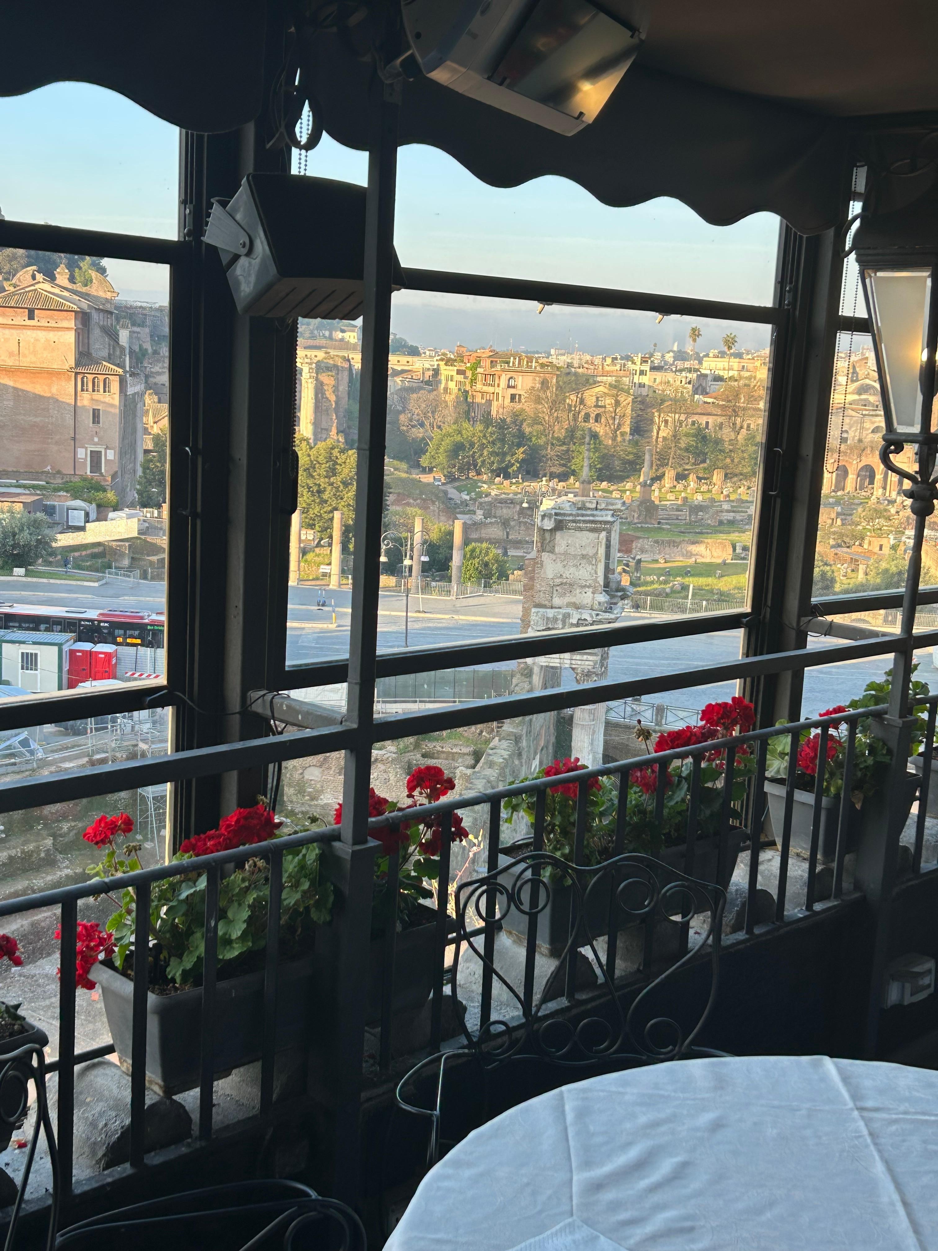 Utsikt från restaurangen 