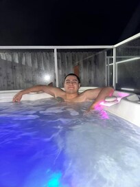 The hot tub was very nice, little slow on the jets but still very comforting.