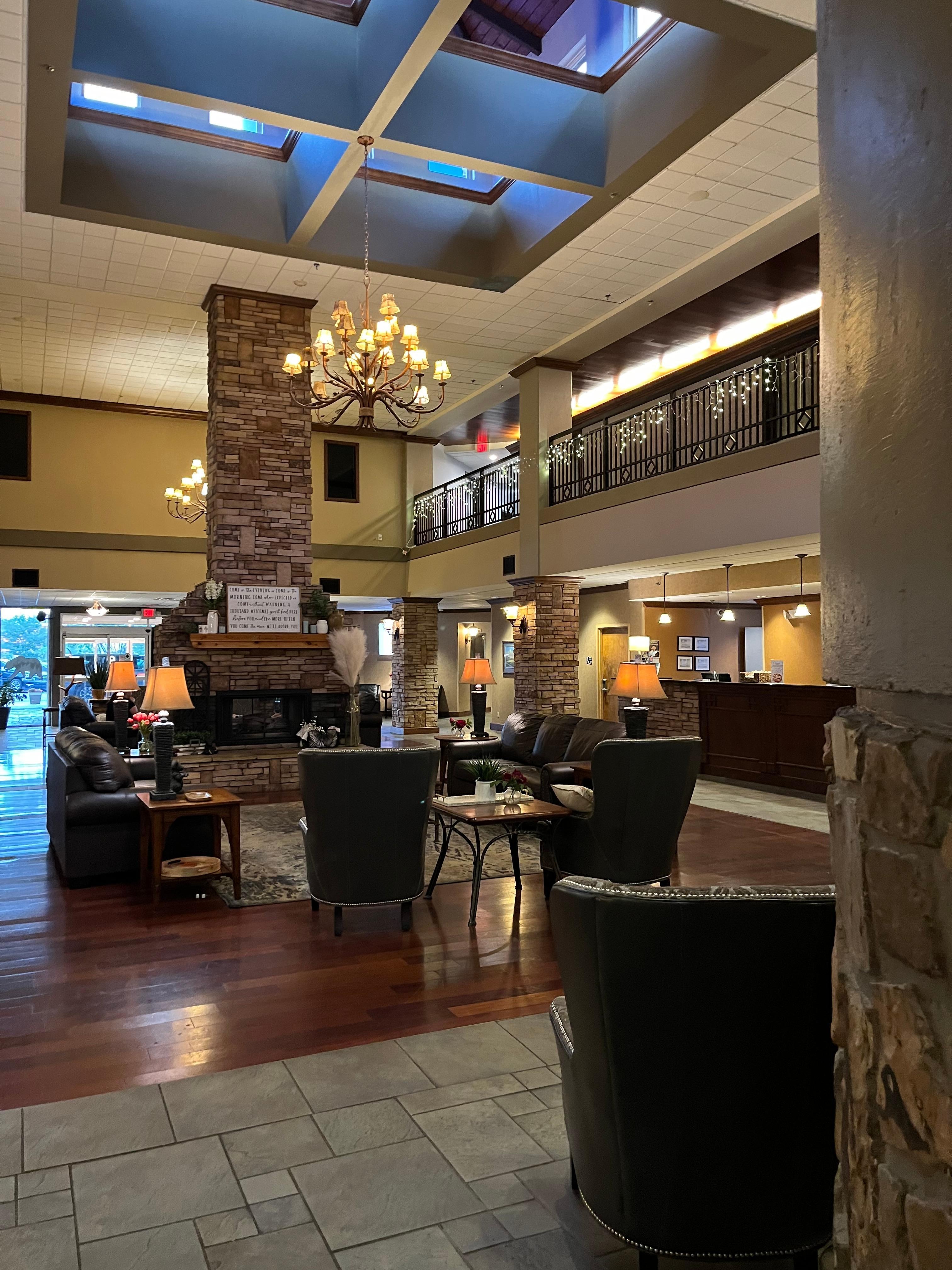 Part of lobby