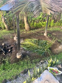 Kava ceremony and pit grill.