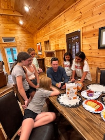 The kids hanging with Former Factory mx rider Tim Ferry and he was showing them some scenes of “Outter Banks” which he was one of the trainers to help train the dirt bike scenes.
