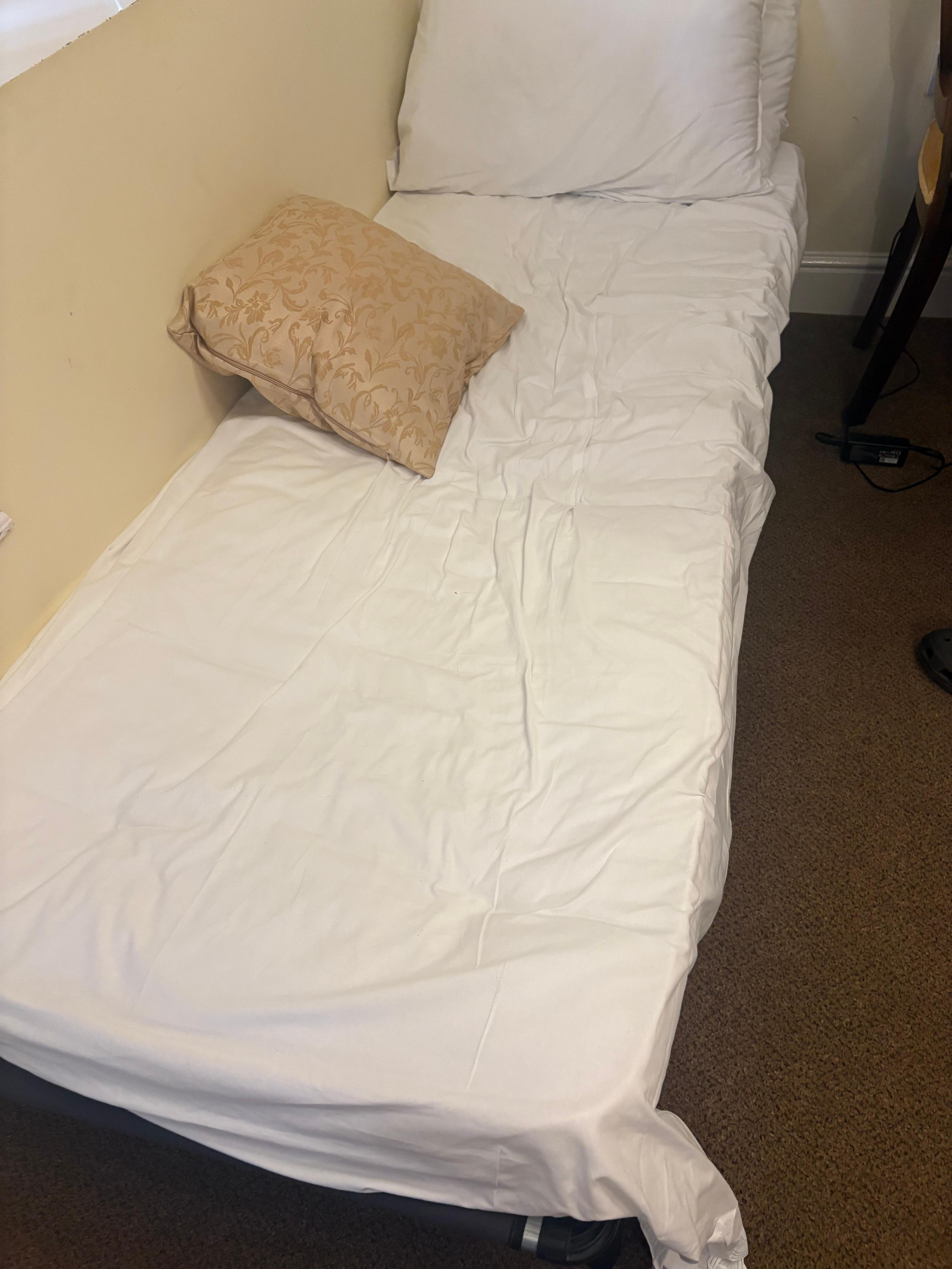 Actual second bed 