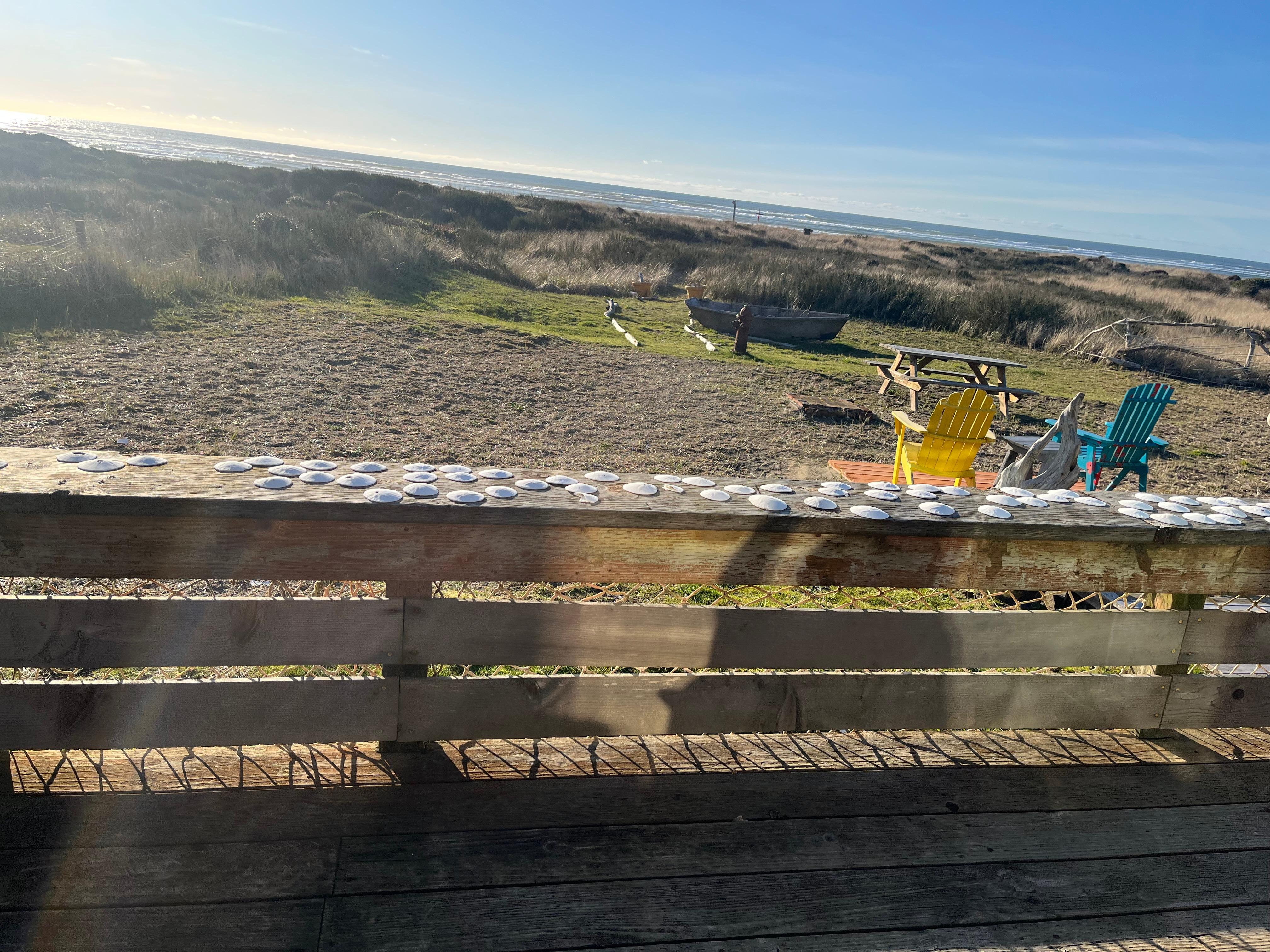 View from the deck. Perfect for painting.