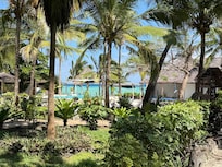 The resort grounds.