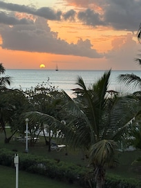 Sunset view from our room was spectacular!