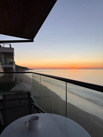 Sunrise from the balcony