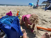 Family fun at the beach