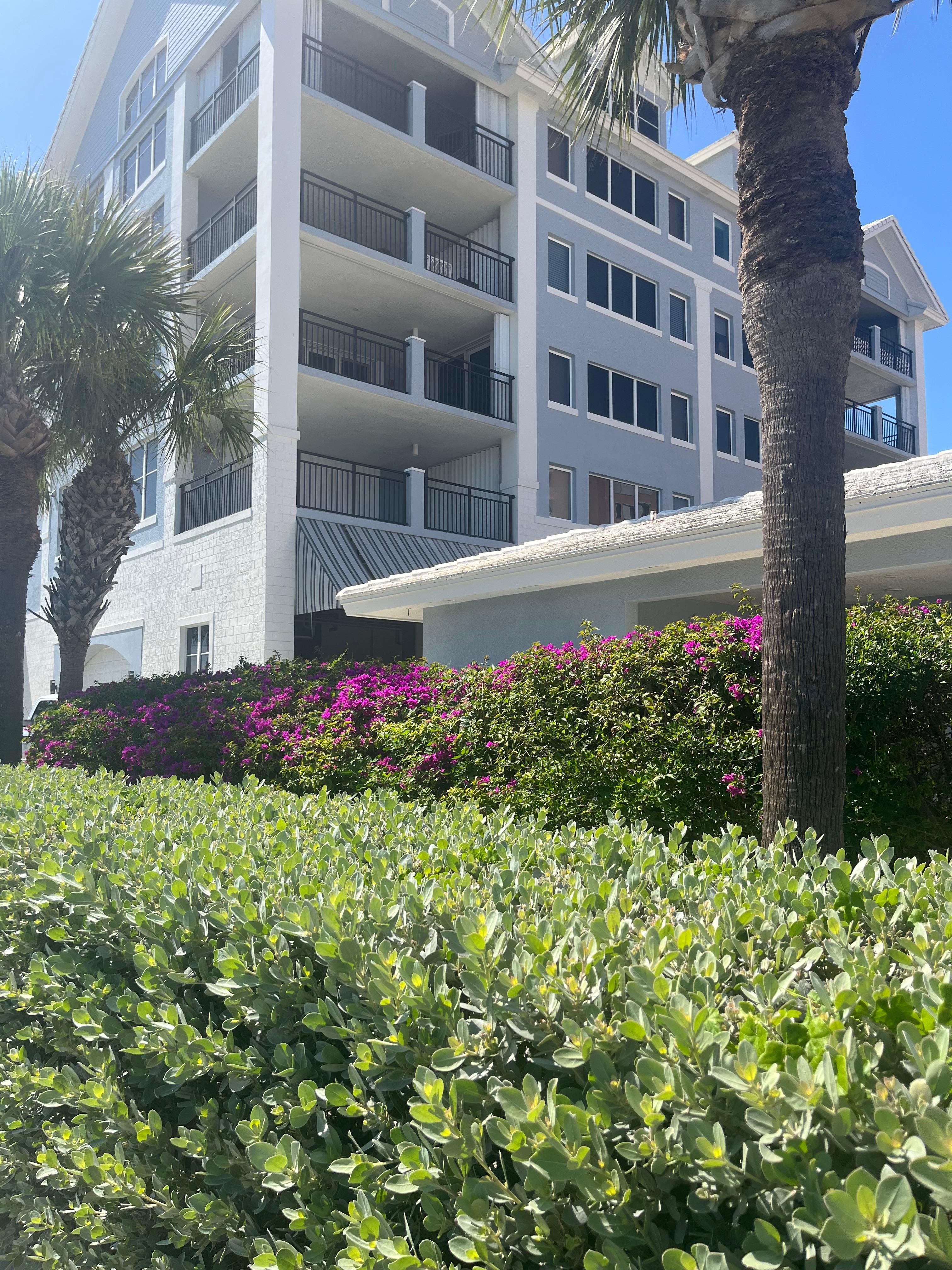View from walkway to beach