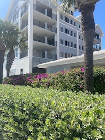 View from walkway to beach
