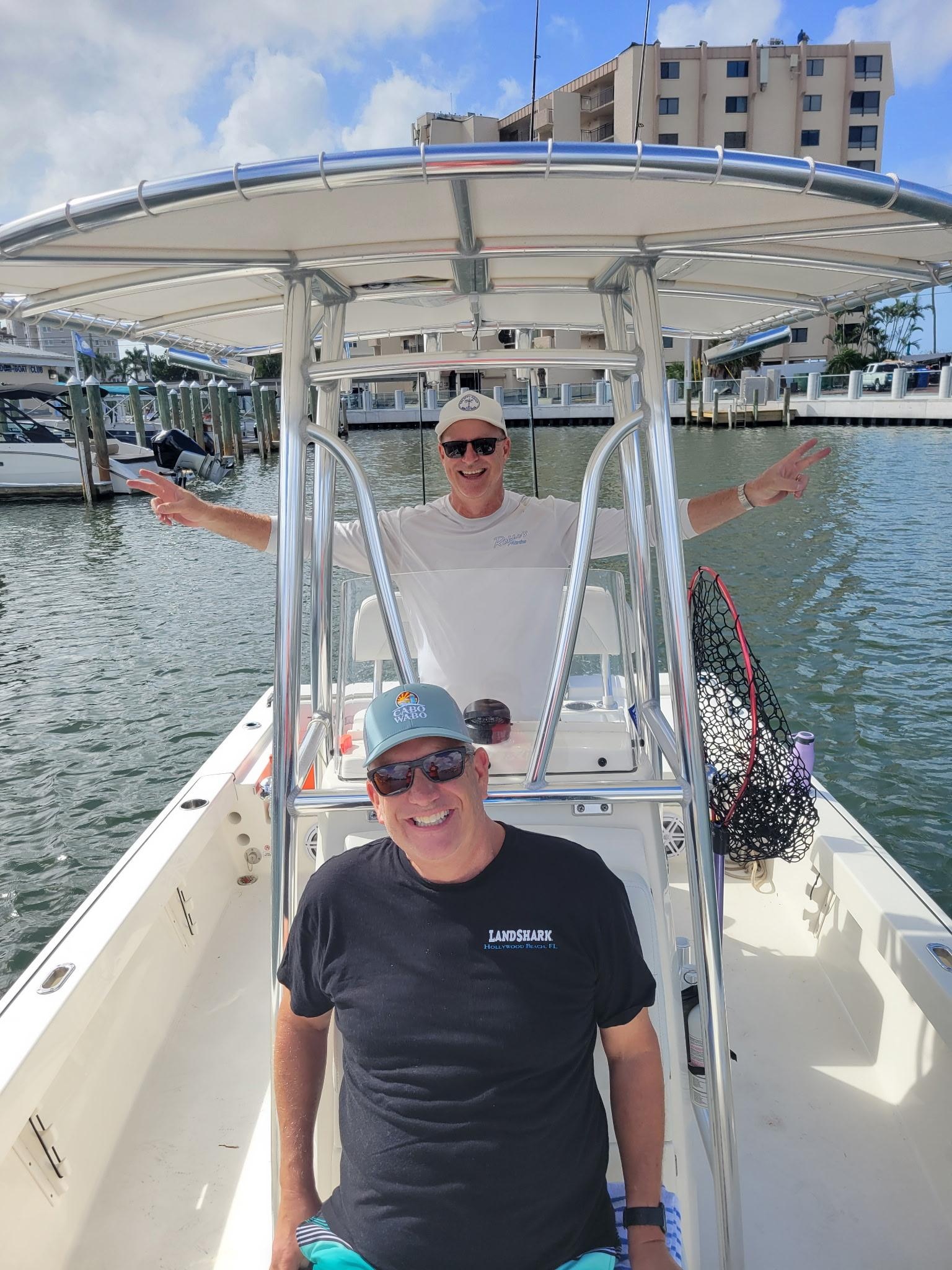 Going fishing in the canal.