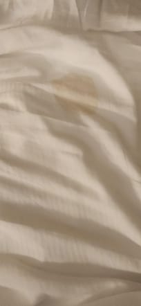 Stain on other sheet