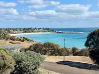 Zoomed in view from front balcony