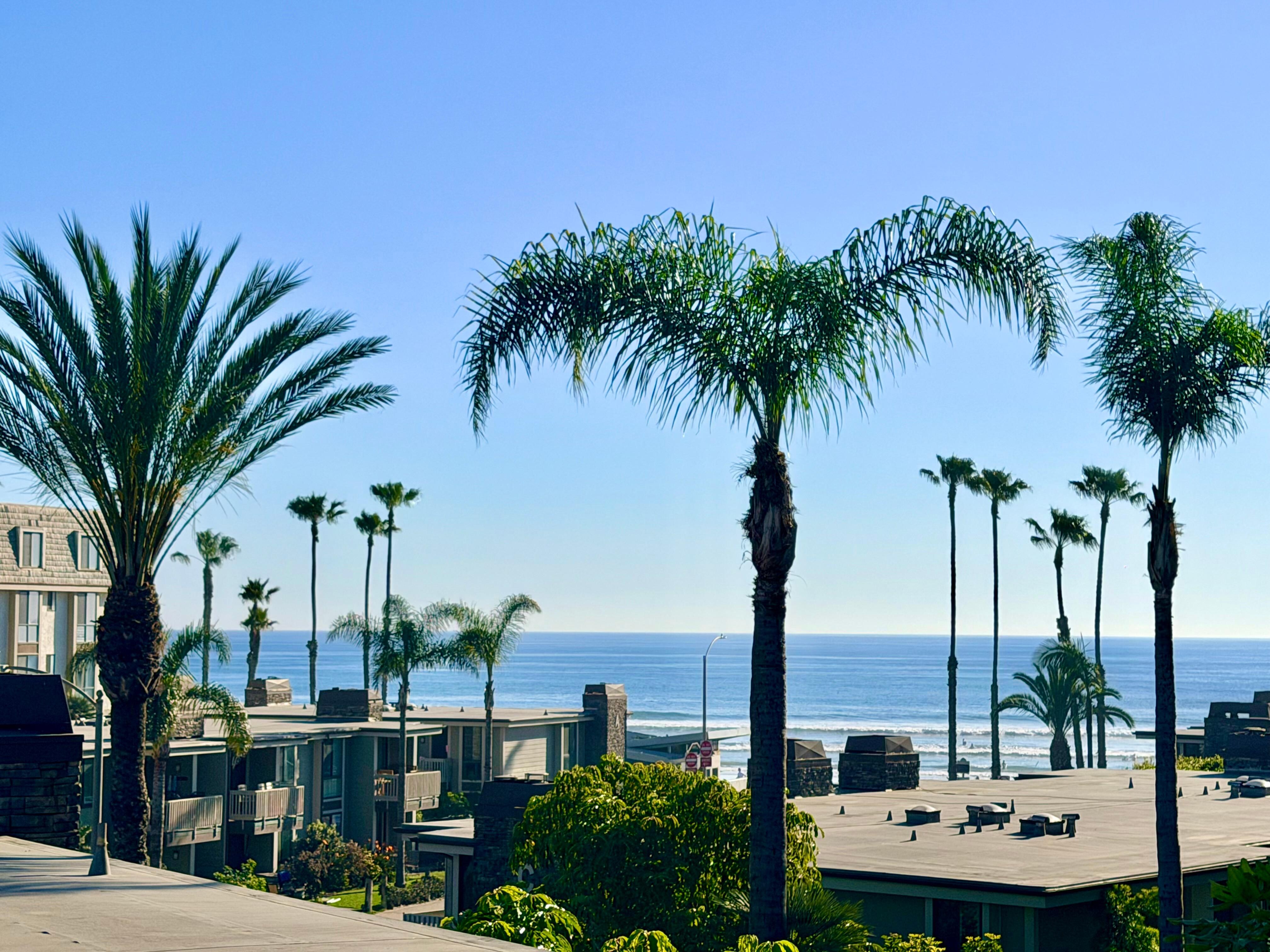 View from room balcony 