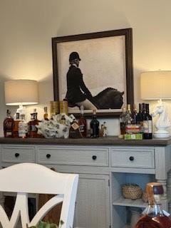 You can see the collection of bourbon we scored on our visit.