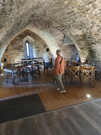 Wedding venue within castle.