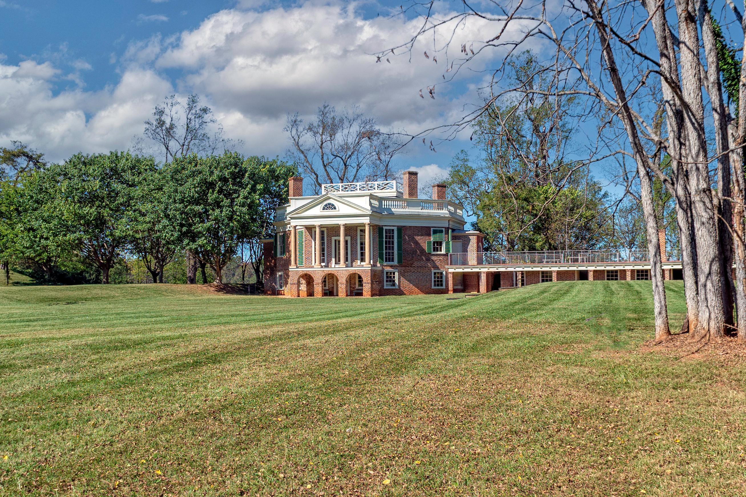 View of Poplar Forest from the lawn