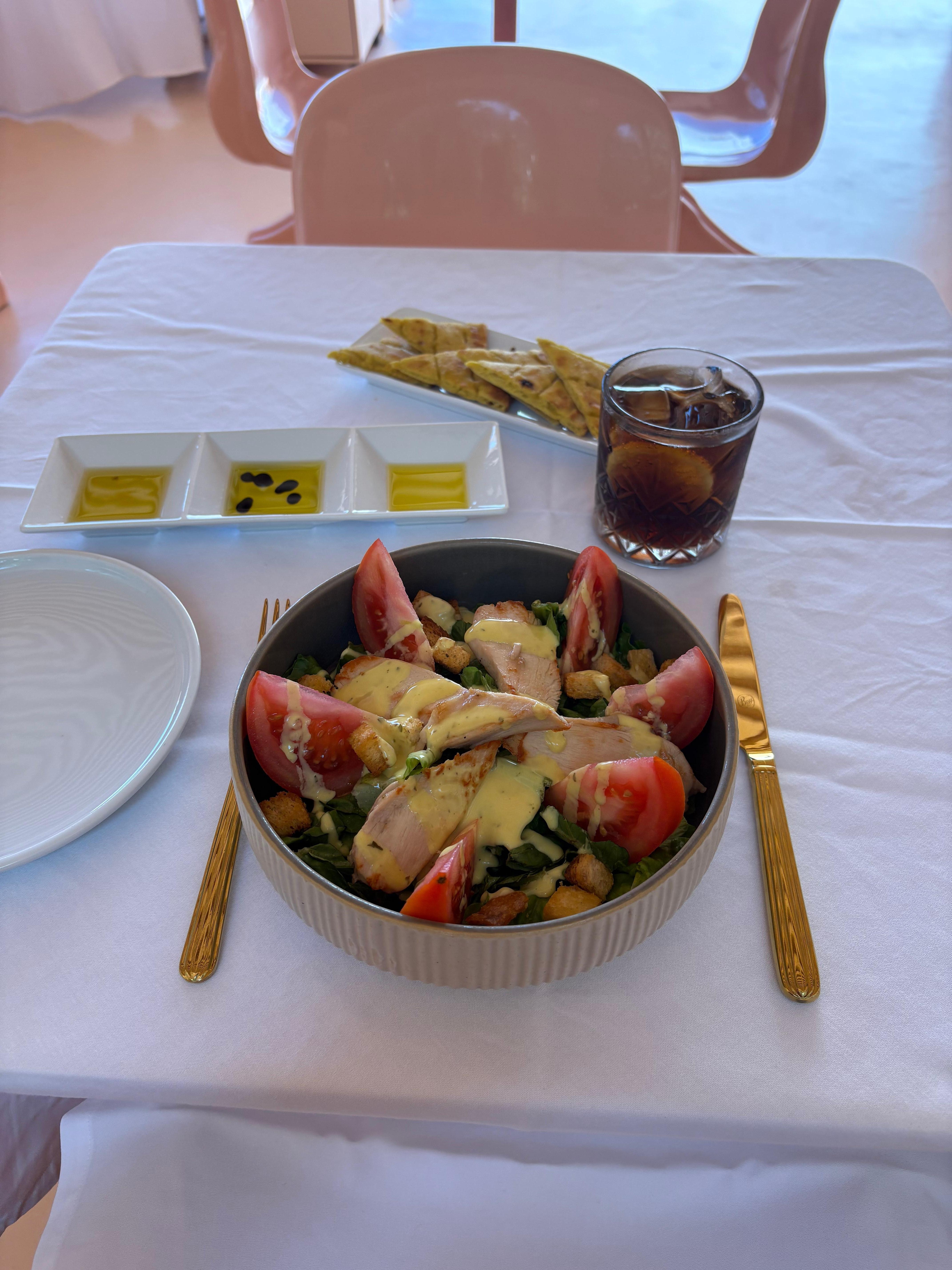 Salad from restaurant