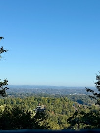 View from upstairs deck