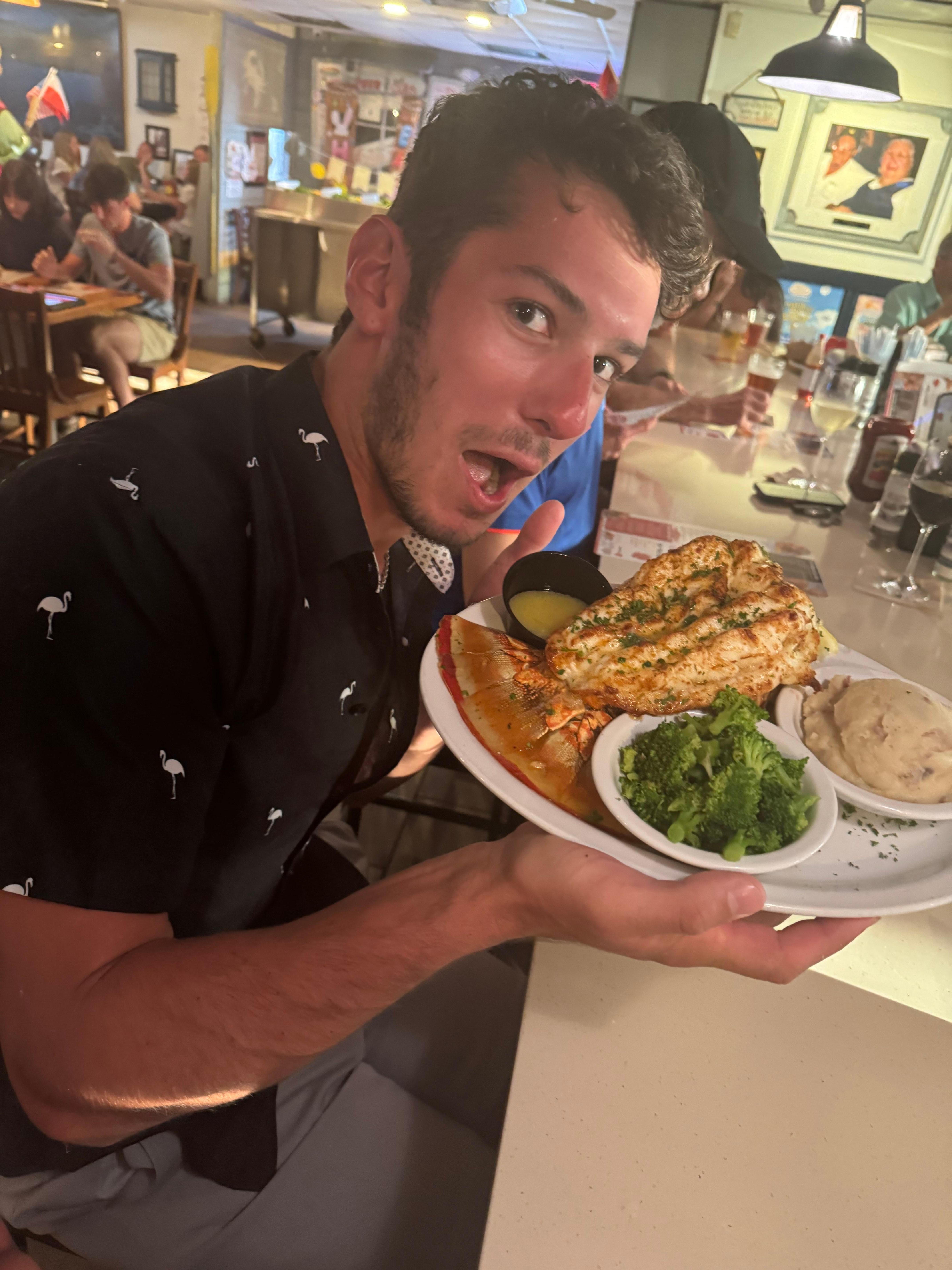 Lobster at Crabby Bills! 