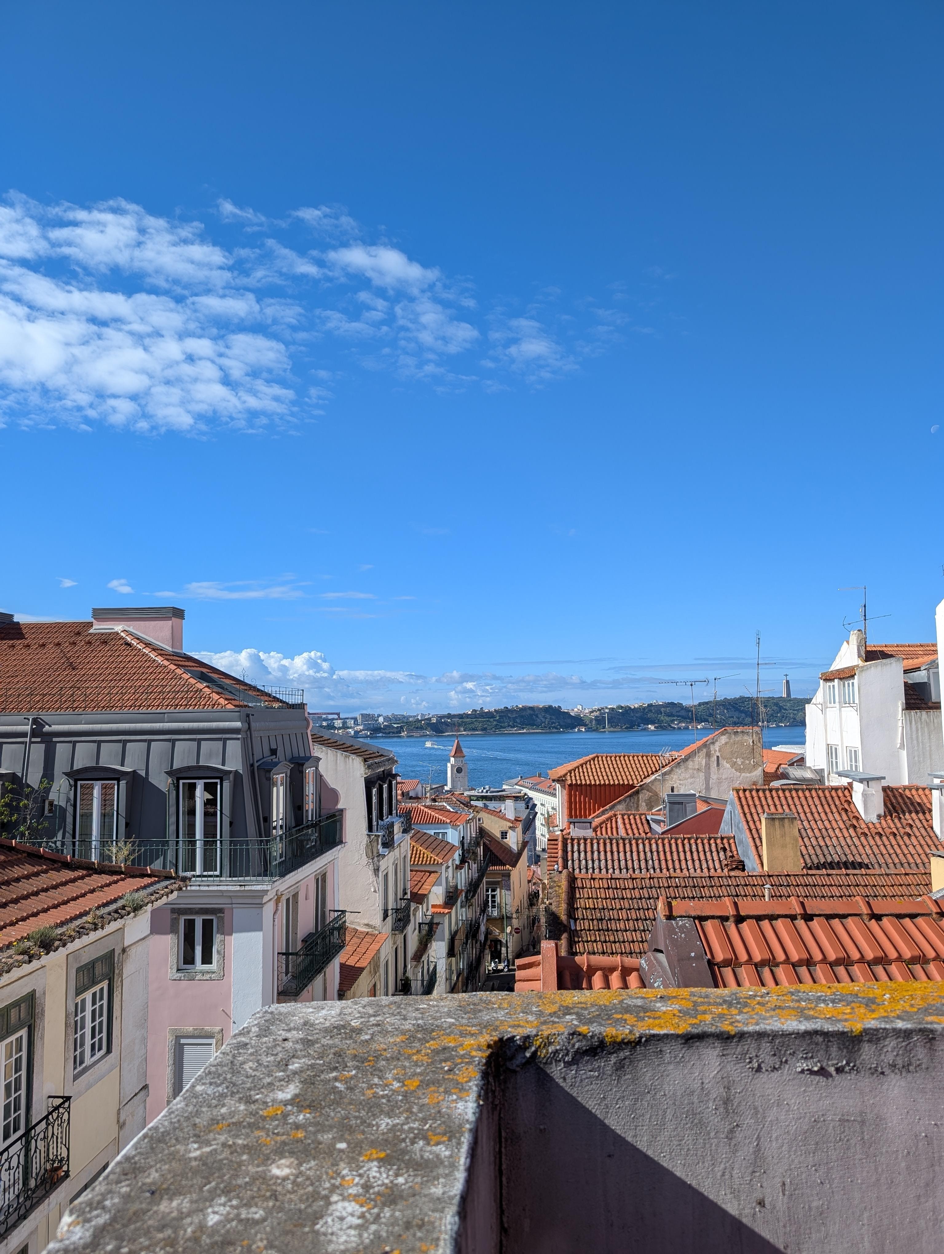 View of the river from one of the alcoves 