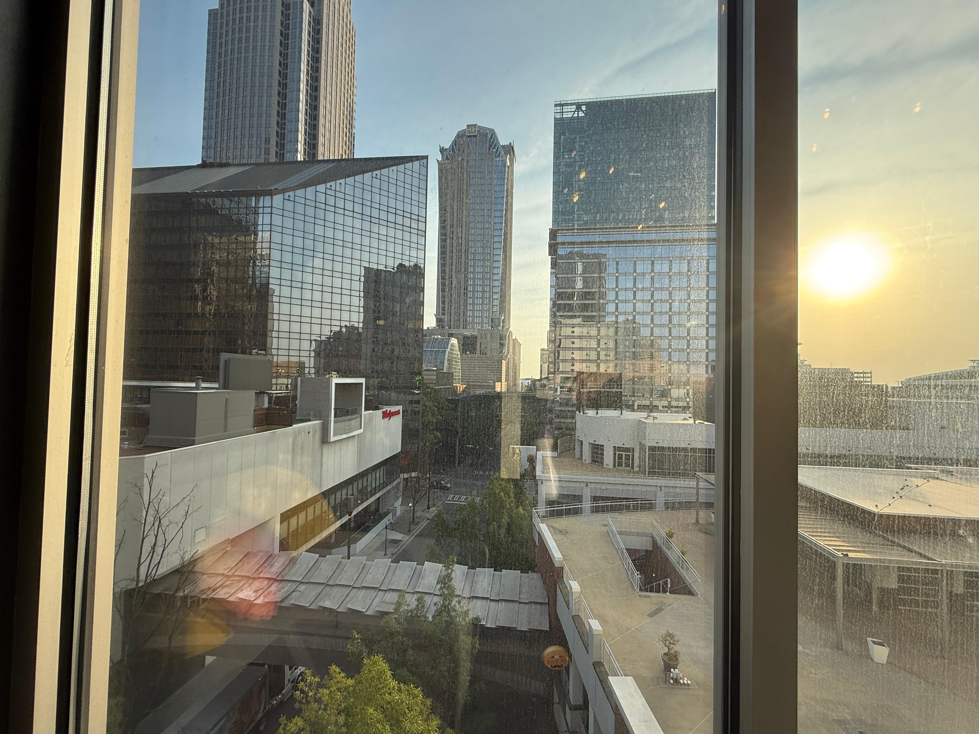 view from our 9th floor room
