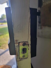 Broken front door