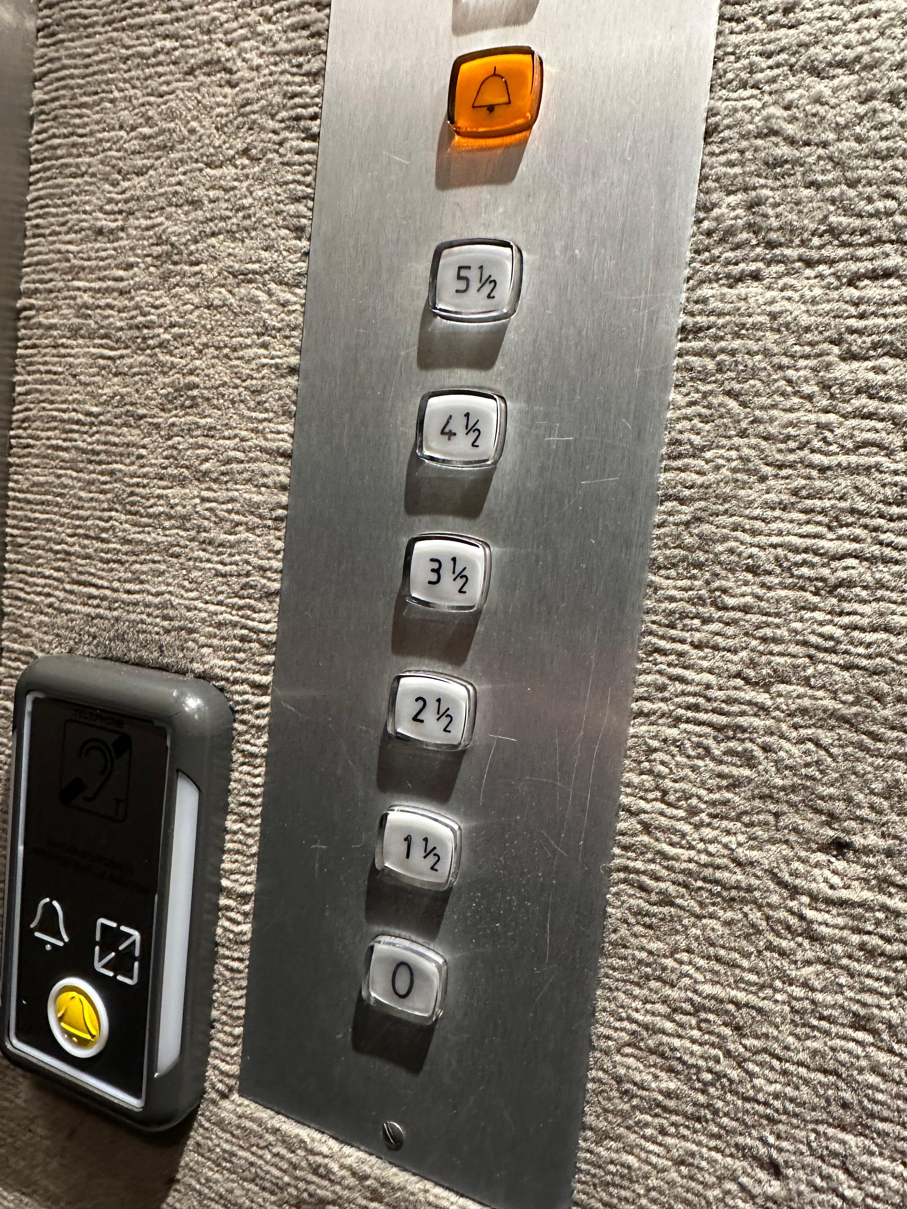 Cute tiny elevator 