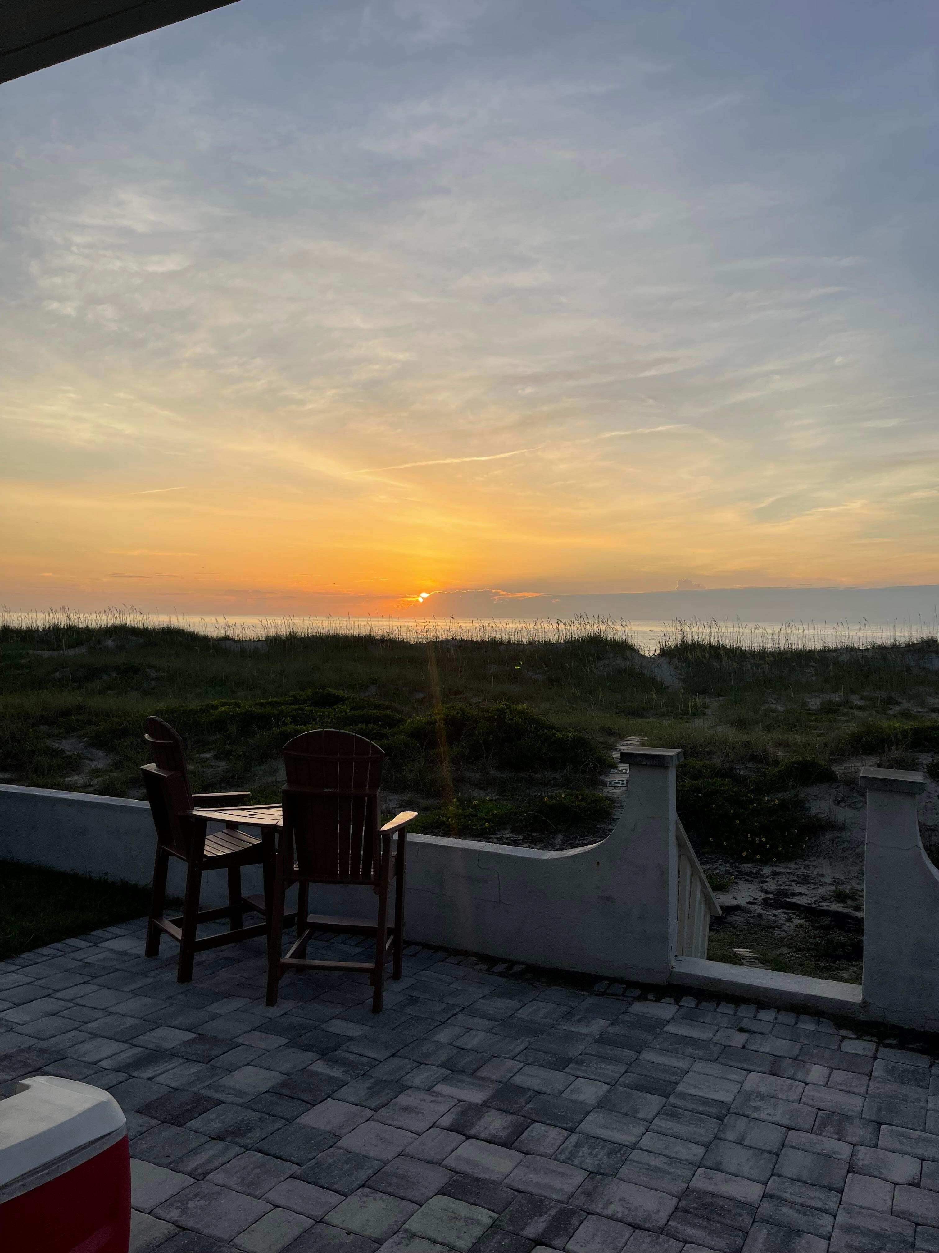 The view from the back patio was absolutely stunning!