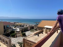 View from the seaside penthouse balcony